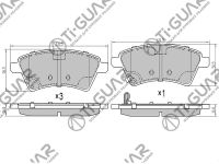 Тормозные колодки TG-9803/PN9803* Ti·GUAR