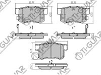 Тормозные колодки TG-8206/PN8206* Ti·GUAR