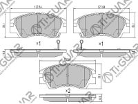 Тормозные колодки TG-3172/PN3172* Ti·GUAR